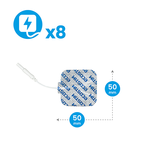 Zestaw elektrod PREMIUM TENS/EMS – 2x 5x5cm + 1x 10x5cm | ECOSTIM